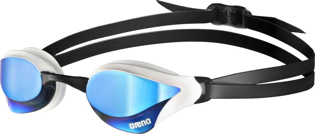Arena Cobra Core Swipe Mirror White Blue 1 Arena Cobra Core Swipe Mirror White Blue