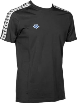 ARENA Team T-shirt Black White -Triathlon Gear Shop 13301915df775b47f1fb9.95291263