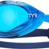 TYR Edge X Racing Fit Swimming Goggles Blue