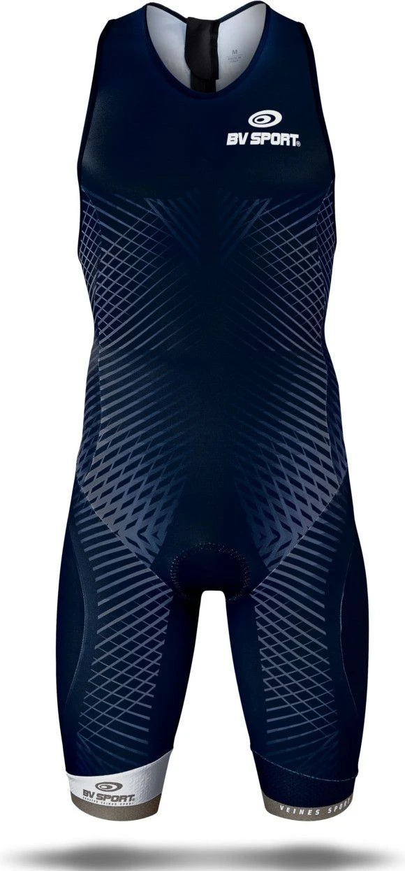 BV SPORT Triathlon Suit 3X100 Blue 2 BV SPORT Triathlon Suit 3X100 Blue - Image 2
