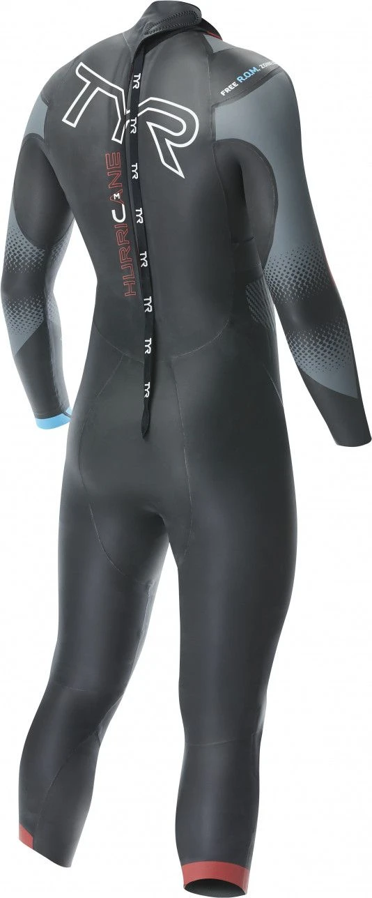TYR Wetsuit Men Category 3 Wetsuit Black/Red/Blue 2 TYR Wetsuit Men Category 3 Wetsuit Black/Red/Blue - Image 2