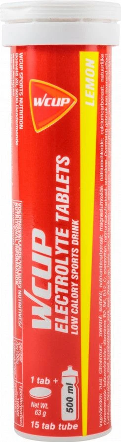 Effervescent Tablets WCUP Sports Electrolyte Lemon X15