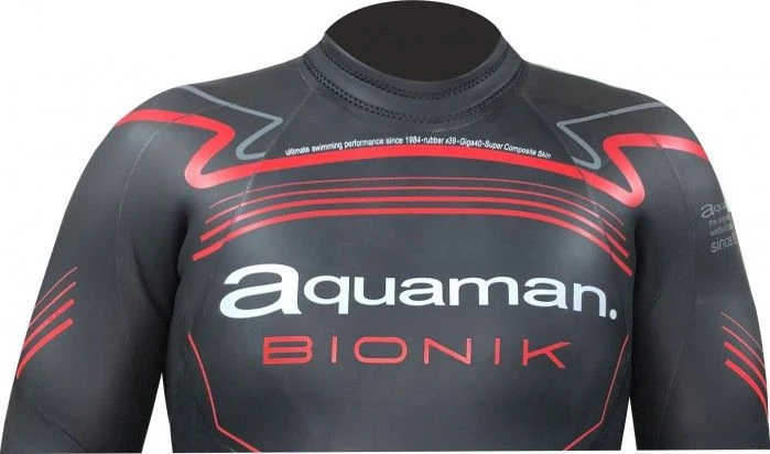 Aquaman Men’s Bionik Wetsuit Black Red 4 Aquaman Men’s Bionik Wetsuit Black Red - Image 4