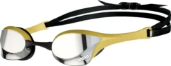 Arena COBRA ULTRA SWIPE MR SILVER GOLD Swimgoggles