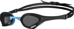 Arena Cobra Ultra Swipe Swimming Goggles Black Blue - Smoke