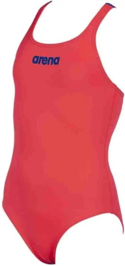 Arena Solid Swim Pro Jr One-piece Swimsuit Red Girls