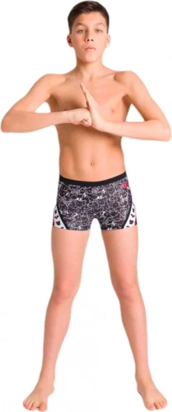 Arena N/B Swimsuit Boxer Kitties Boys