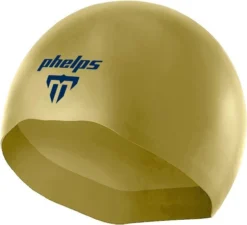 Michael Phelps XO 2 Swimcap Gold Navy Blue