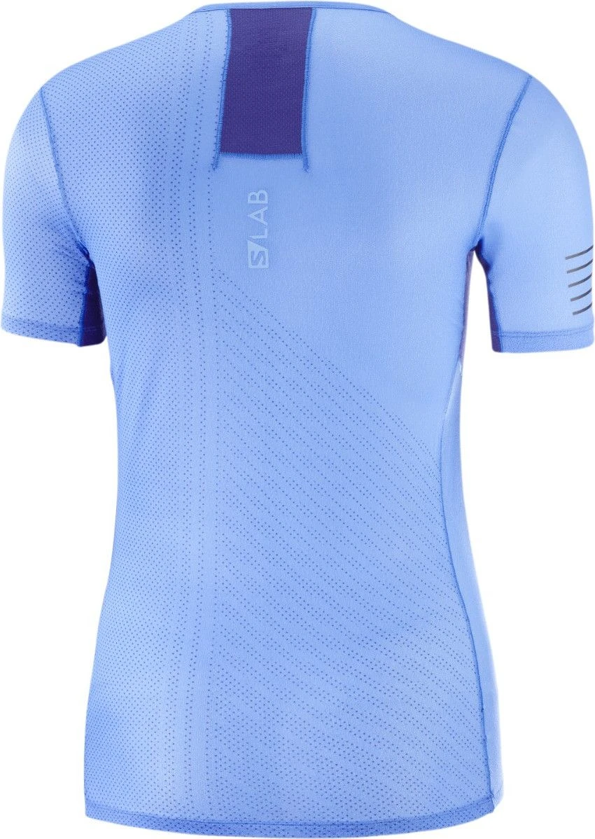 Salomon Sense Short Sleeve Jersey Blue Women 2 Salomon Sense Short Sleeve Jersey Blue Women - Image 2