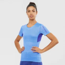 Salomon Sense Short Sleeve Jersey Blue Women 9 Salomon Sense Short Sleeve Jersey Blue Women -Triathlon Gear Shop 18499325fbe2d33efaf00.07440707