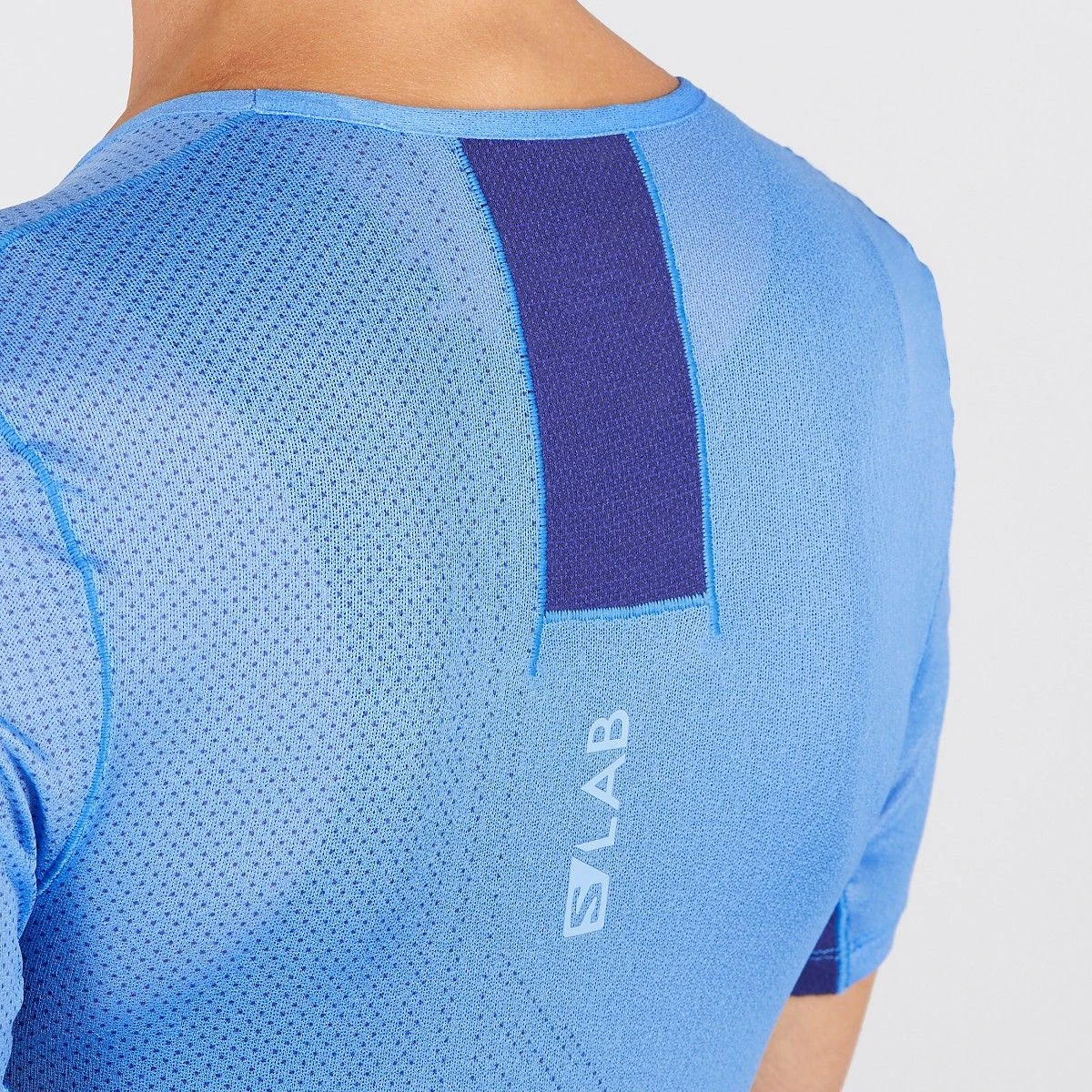 Salomon Sense Short Sleeve Jersey Blue Women 4 Salomon Sense Short Sleeve Jersey Blue Women - Image 4