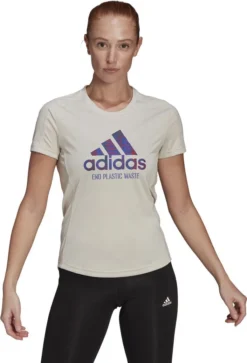 ADIDAS PERFORMANCE Adidas Run Prime Blue Beige Women Short Sleeve Jersey -Triathlon Gear Shop 18586225fd7901b94c022.98347539