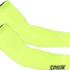 Spiuk XP Lycra Summer Arm Warmers Neon Yellow