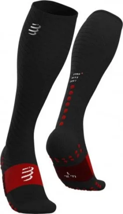 Compressport Full Socks Recovery Black Pair Of Recovery Socks