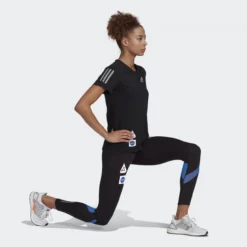 ADIDAS PERFORMANCE Adidas Run It Space Race Soft Womens Short Sleeve Jersey Black -Triathlon Gear Shop 191476260001edce027e8.95170864