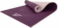 Yoga Mat Reebok Double Face 4mm Yoga Mat Purple / Pink