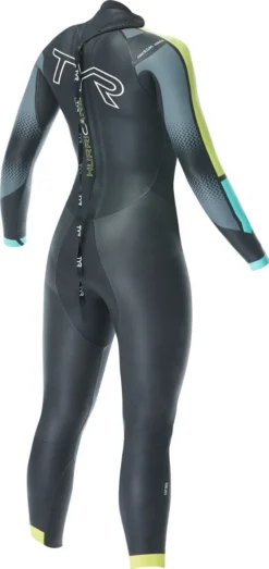 TYR Hurricane Cat 2 Womens Triathlon Suit Black / Yellow / Turquoise -Triathlon Gear Shop 1919278600fdfe0e9d529.58246788