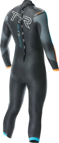 TYR Hurricane Cat 2 Triathlon Suit Black / Blue / Orange -Triathlon Gear Shop 1919287600fe5b0380402.73295097