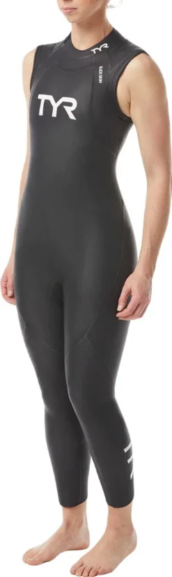 TYR Hurricane C1 Womens Sleeveless Triathlon Wetsuit Black