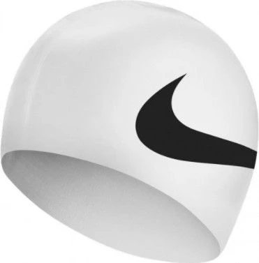 Nike Swim Big Swoosh Swim Cap White 1 Nike Swim Big Swoosh Swim Cap White