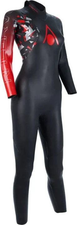 Aquasphere Racer V3 Womens Neoprene Suit Black / Red -Triathlon Gear Shop 1927971602cd65a2ea4c4.60452155