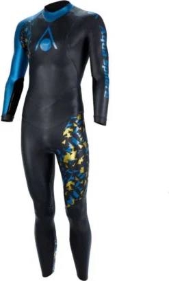 Aquasphere Phantom V3 Neoprene Suit Black / Blue -Triathlon Gear Shop 1927975602cdcff082ea5.54233985