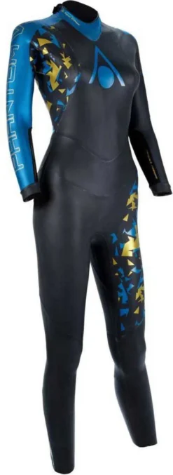 Aquasphere Phantom V3 Womens Neoprene Suit Black / Blue -Triathlon Gear Shop 1927976602cdbaf403278.41687597