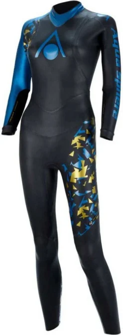 Aquasphere Phantom V3 Womens Neoprene Suit Black / Blue -Triathlon Gear Shop 1927976602cdbb353fc98.44881411