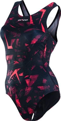 Orca One Piece Women's One Piece Swimsuit Black / Pink 1 Orca One Piece Women's One Piece Swimsuit Black / Pink