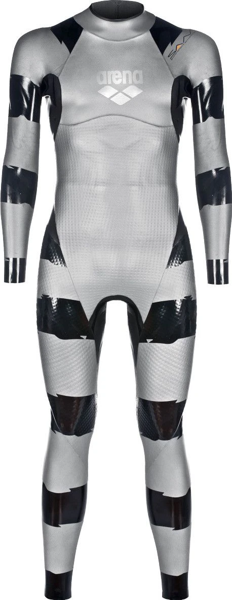 Women's Arena SAMS Carbon Neoprene Wetsuit Silver Black 1 Women's Arena SAMS Carbon Neoprene Wetsuit Silver Black