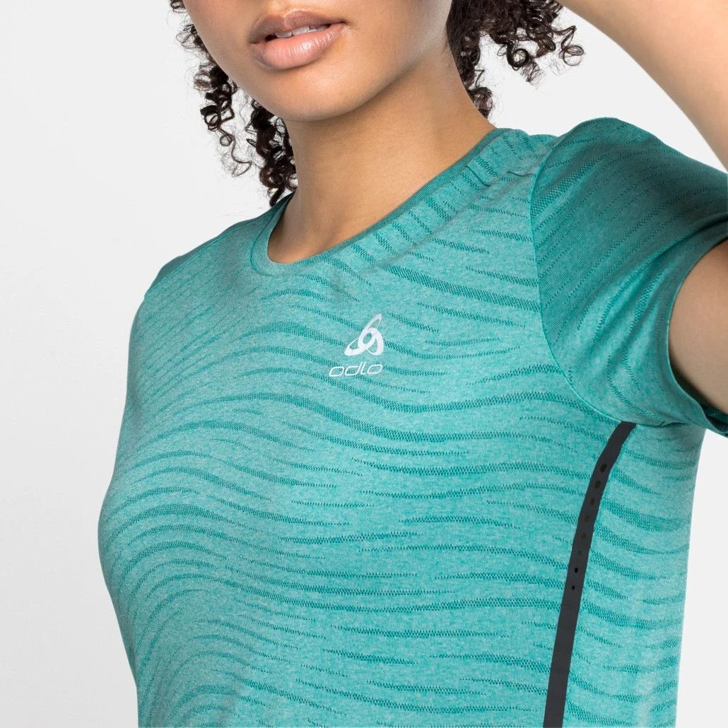 Odlo Zeroweight Engineered Short Sleeve Jersey Blue 5 Odlo Zeroweight Engineered Short Sleeve Jersey Blue - Image 5