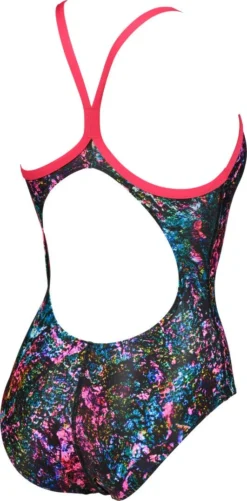 Arena Mountains Texture Light Drop Back One-Piece Swimsuit Pink Multi-Coloured -Triathlon Gear Shop 210332860f6c5cccb8ec0.70050198
