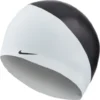 Nike Swim Slogan Silicone Swim Cap White / Black