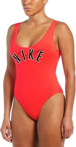 Nike U-Back One-Piece Swimsuit Red
