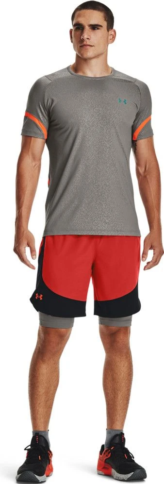 Under Armour Under Armor Rush 2.0 Emboss Short Sleeve Jersey Gray 5 Under Armour Under Armor Rush 2.0 Emboss Short Sleeve Jersey Gray - Image 5