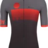 Santini X Ironman Audax Aero Tri Short Sleeve Jersey Black / Red