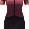 Santini X Ironman Audax Aero Short Sleeve Trisuit Black / Coral Women