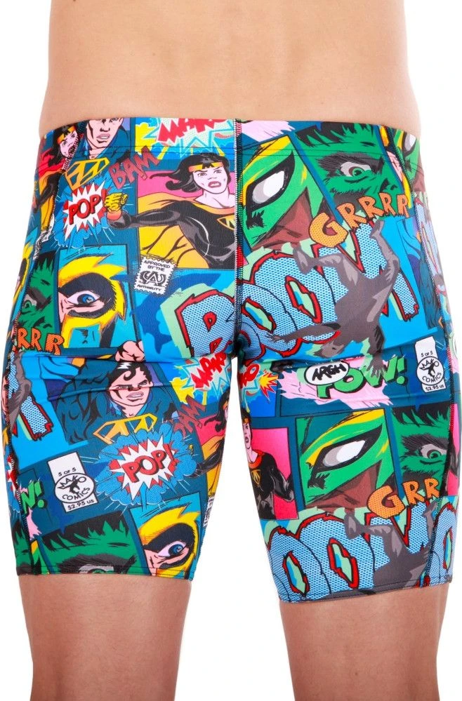 Mako Multi-color Jammer Boom Boxer Swimsuit 2 Mako Multi-color Jammer Boom Boxer Swimsuit - Image 2