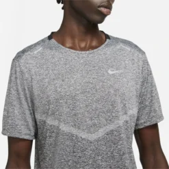 Nike Dri-Fit Rise 5 Short Sleeve Jersey Gray -Triathlon Gear Shop 218525561bb289b15d922.90882032