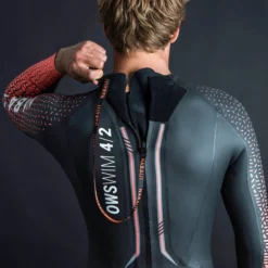 Nabaji Neoprene OWS 900 Swimming Suit Black / Red -Triathlon Gear Shop 218569261bc9b5d2a6c12.35187766