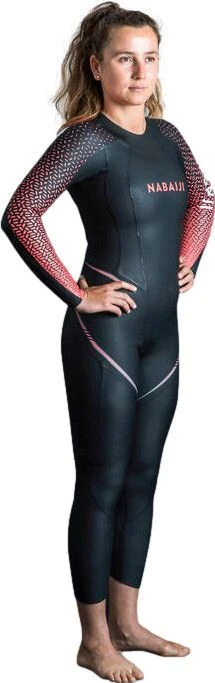 Nabaji Neoprene OWS 900 Women's Swimming Suit Black / Red