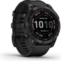 Garmin Fenix 7 Sapphire Solar Titanium Sport Watch Black -Triathlon Gear Shop 218570861e0413d7a9ea4.81346890