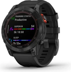 Garmin Fenix 7 Solar Sport Watch Black