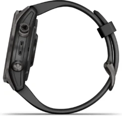 Garmin Fenix 7S Sapphire Solar Titanium Carbon Grey Sport Watch -Triathlon Gear Shop 218572161e129458e9fe7.51069630