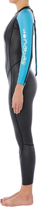 Women's Swim Wetsuit Nabaiji OWS Glideskin Black / Blue 4 Women's Swim Wetsuit Nabaiji OWS Glideskin Black / Blue - Image 4