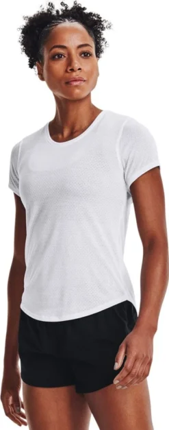 Under Armour Under Armor Streaker White Short Sleeve Jersey Women