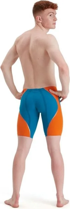 Speedo Lzr Pure Intent Blue / Orange Jammer Swimsuit -Triathlon Gear Shop 219570861dff735aa6f40.20441142