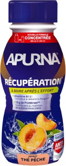 APURNA Peach Tea Recovery Drink 200ml Bottle
