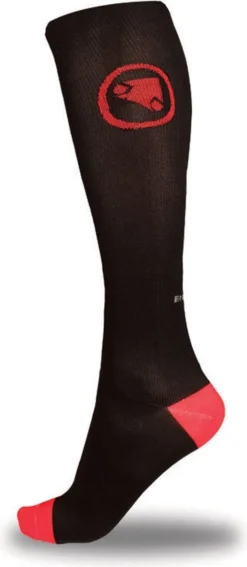 ENDURA Lot 2 Pairs Of Black Socks Compression