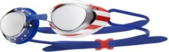 TYR Blackhawk Racing Mirrored USA Silver Red Navy